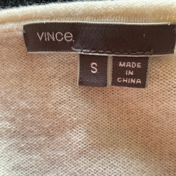 Vince cashmere blend tri colour sweater.S/M - Picture 4 of 7